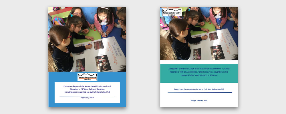 Publication of the Evaluation Reports of the Nansen Model for Intercultural Education in PS "Goce Delchev" Gostivar
