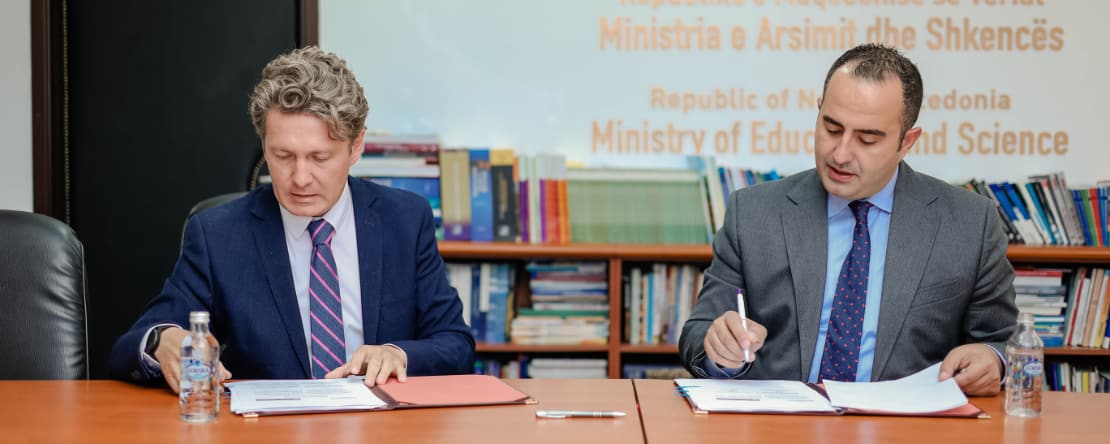 Memorandum of cooperation between NDC Skopje and the Ministry of Education and Science